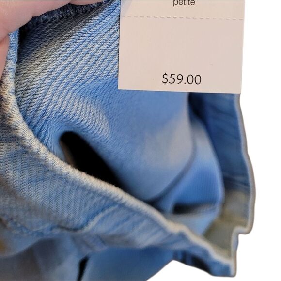 J.Jill Women's Washed Blue Cotton Skirt Size MP NWT - Picture 5 of 7